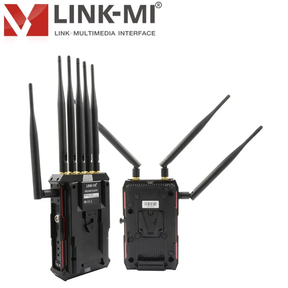 LINK-MI pro800 plus 800m hdmi/sdi relação de vídeo sem fio hdmi com tally 1080p hdmi/HD-SDI/3g-sdi interfaces 60hz 4:2:2 10 bits