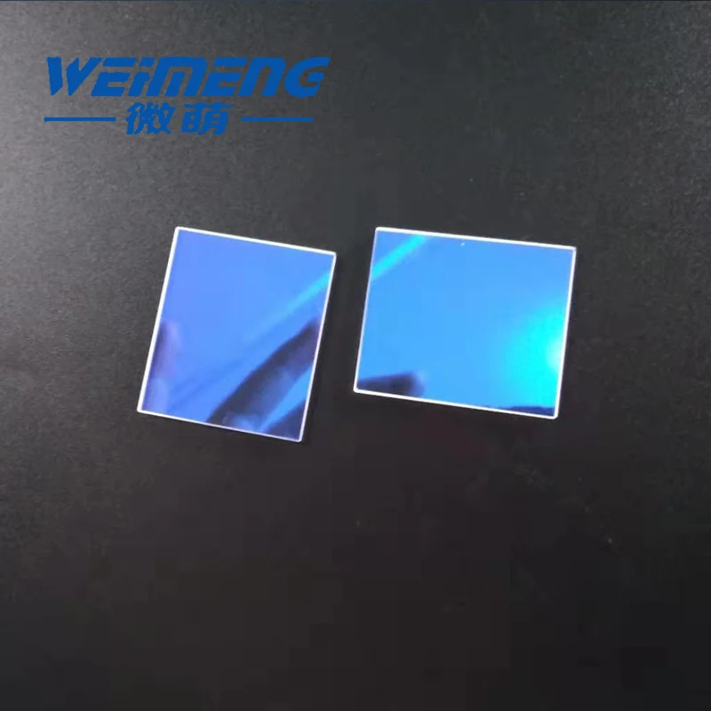 Weimeng dichroic mirror 32*27.6*1.5mm 455nm T=57%  500-700nm HT 45 degree quartz  for laser cutting welding marking machine