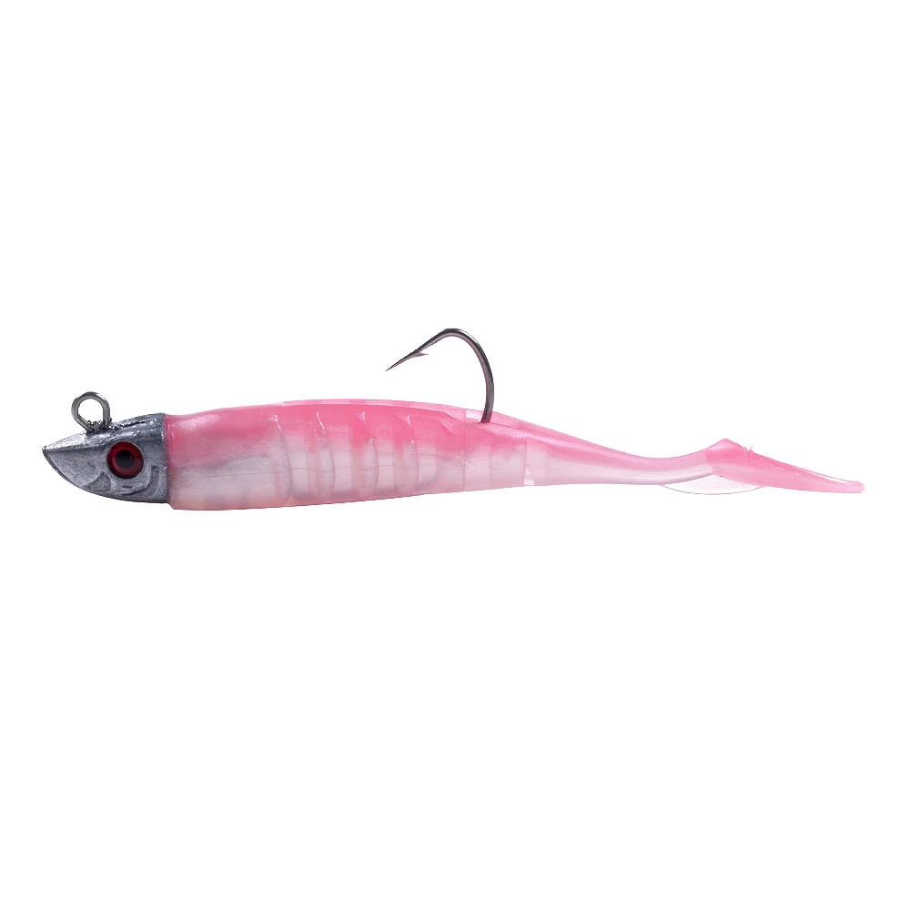 HENGJIA Jigging-Kopf, weicher Silikon-Köder, Wobbler, 9 cm, 15 g, 11 cm, 25 g, Meeresangeln, weiche Köder, Swimbait, Peche für Bass, Hecht, Leurre – Detail 6