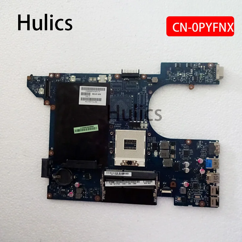 

Hulics Used QCL00 LA-8241P CN-0PYFNX 0PYFNX PYFNX Laptop Motherboard For Dell Vostro 3560 V3560 PC Main Board HM77 DDR3