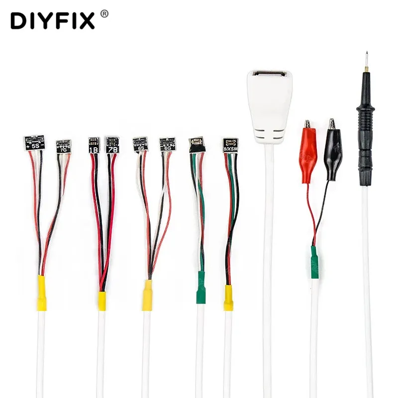 DIYFIX W103Aโทรศัพท์มือถือTestสายซ่อมสำหรับiPhone 5S-11Pro Max Samsung Seriesทุ่มเทสายไฟDC