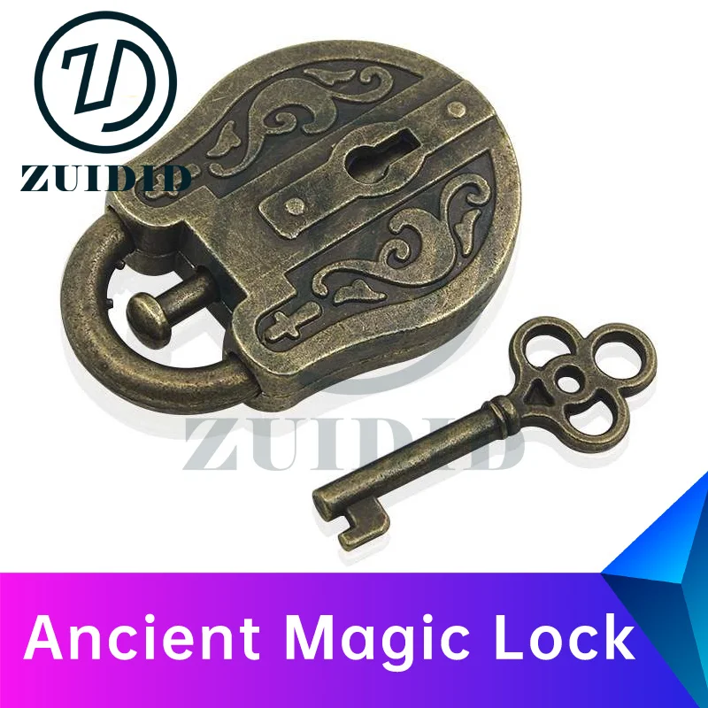 ZUIDID escape room Ancient Magic Lock pull the middle lock body and align the keyhole to the back to unlock escape game