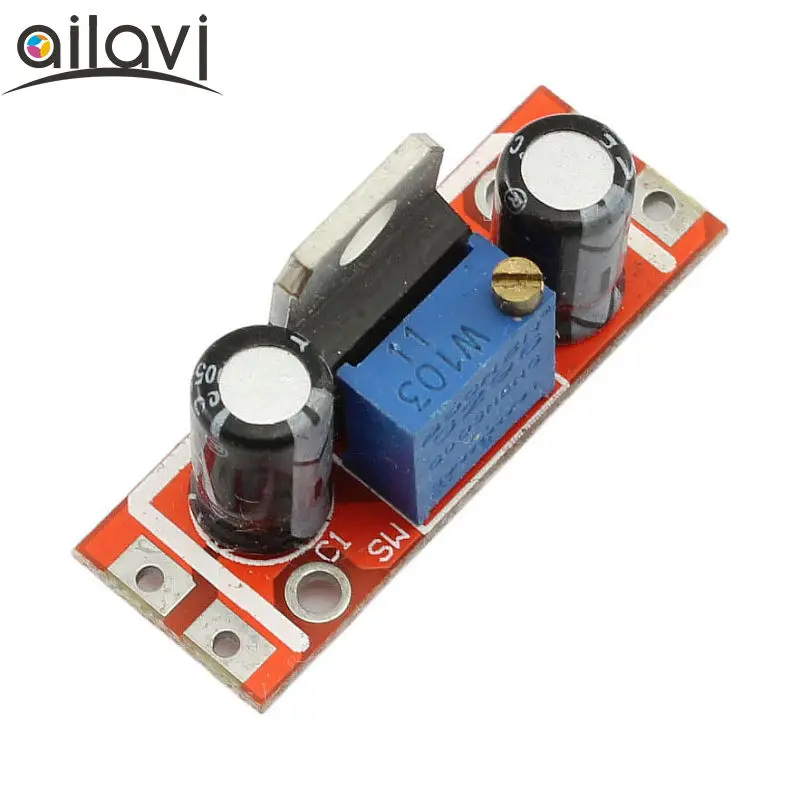 LM317 module ultra-low ripple DC-DC linear regulated power supply has stepless adjustable 63V-4.5V to 60V-1.5V