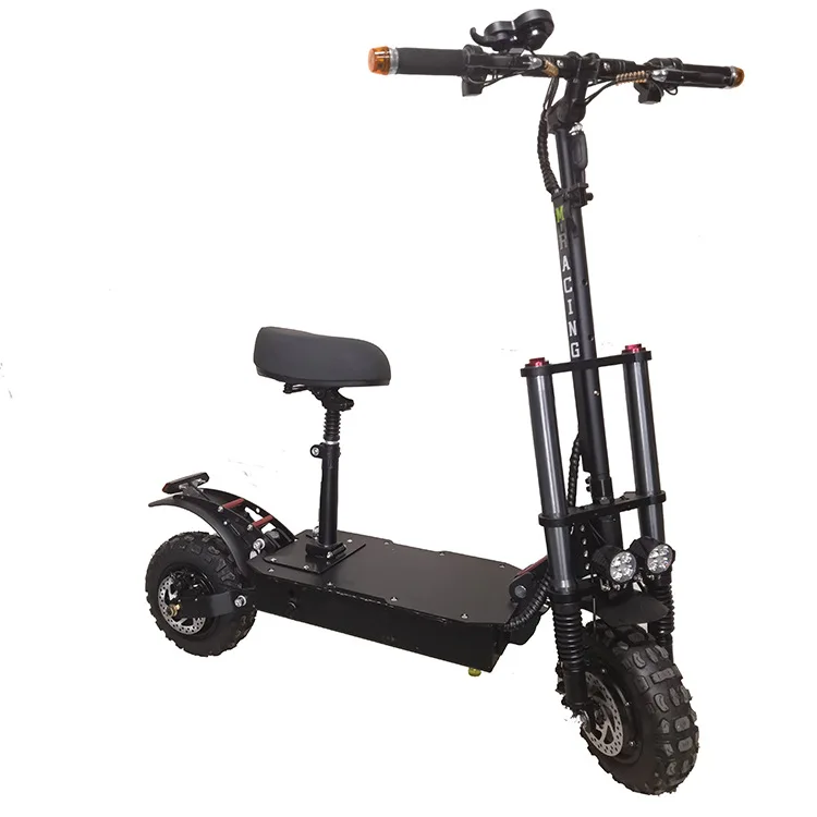 Adult 60V4000W Foldable Off-road Dual-drive Electric Scooter Instead Of High-power Electric Scooter