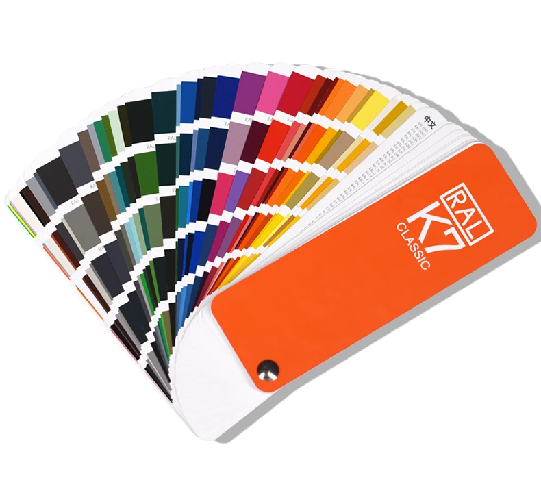 2021 nuovo originale tedesco RAL color card standard internazionale Ral K7 paint color card 215 confezione regalo nastro