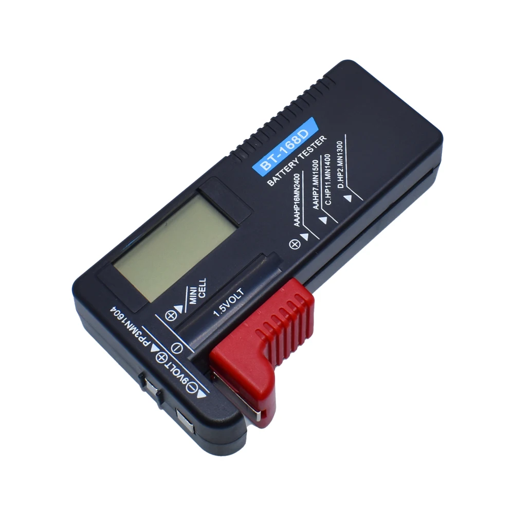 official AN-168 Digital Lithium Battery Capacity Tester Checkered load analyzer Display Check AAA AA Button Cell Universal test