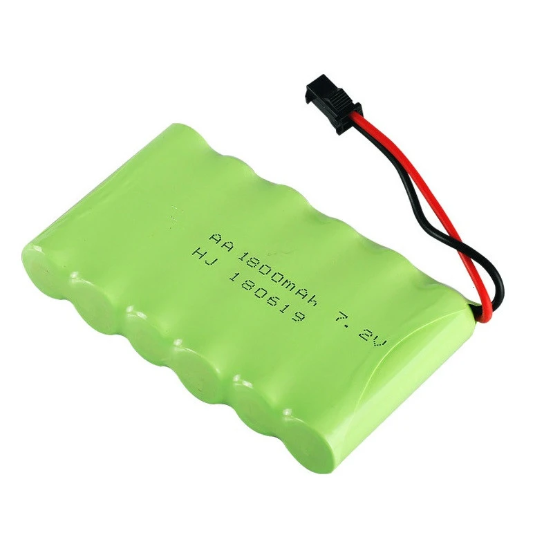 Batería recargable NiMH 7.2V AA 1800mAh para RC y juguetes - imagen 4