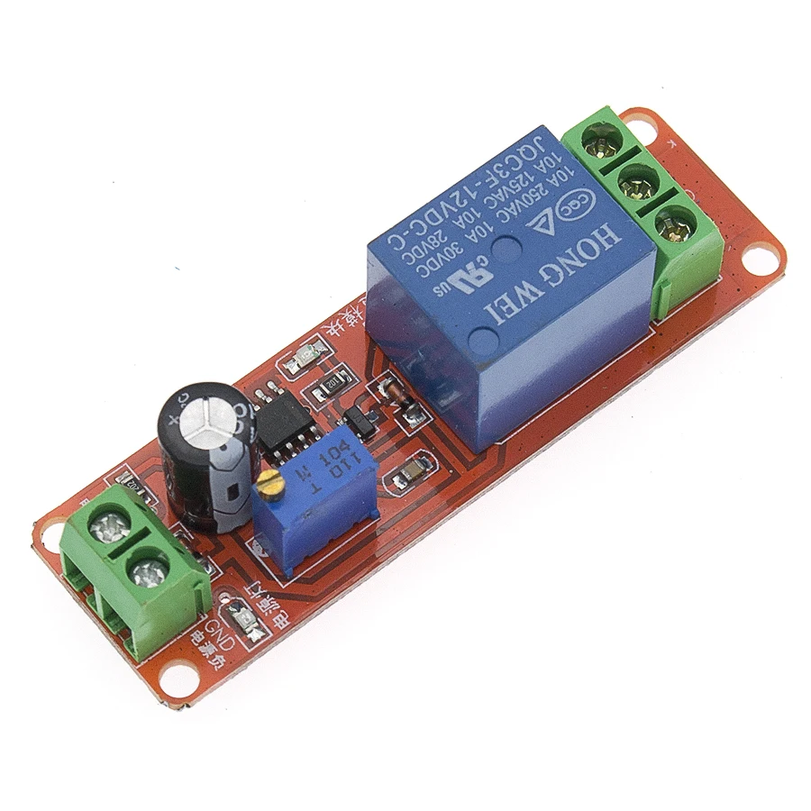 DC 12V Time Delay Relay module NE555 Time Relay Shield Timing Relay Timer Control Switch Car Relays Pulse Generation Duty Cycle