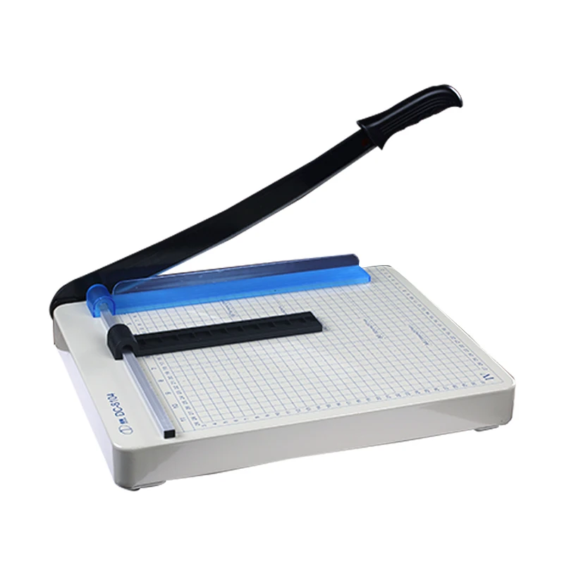 A4 Manual Paper Cutter DC-8104 Multi-Function Office Home Guillotine Trimmer for Photo Business Card Small Business Office Equip