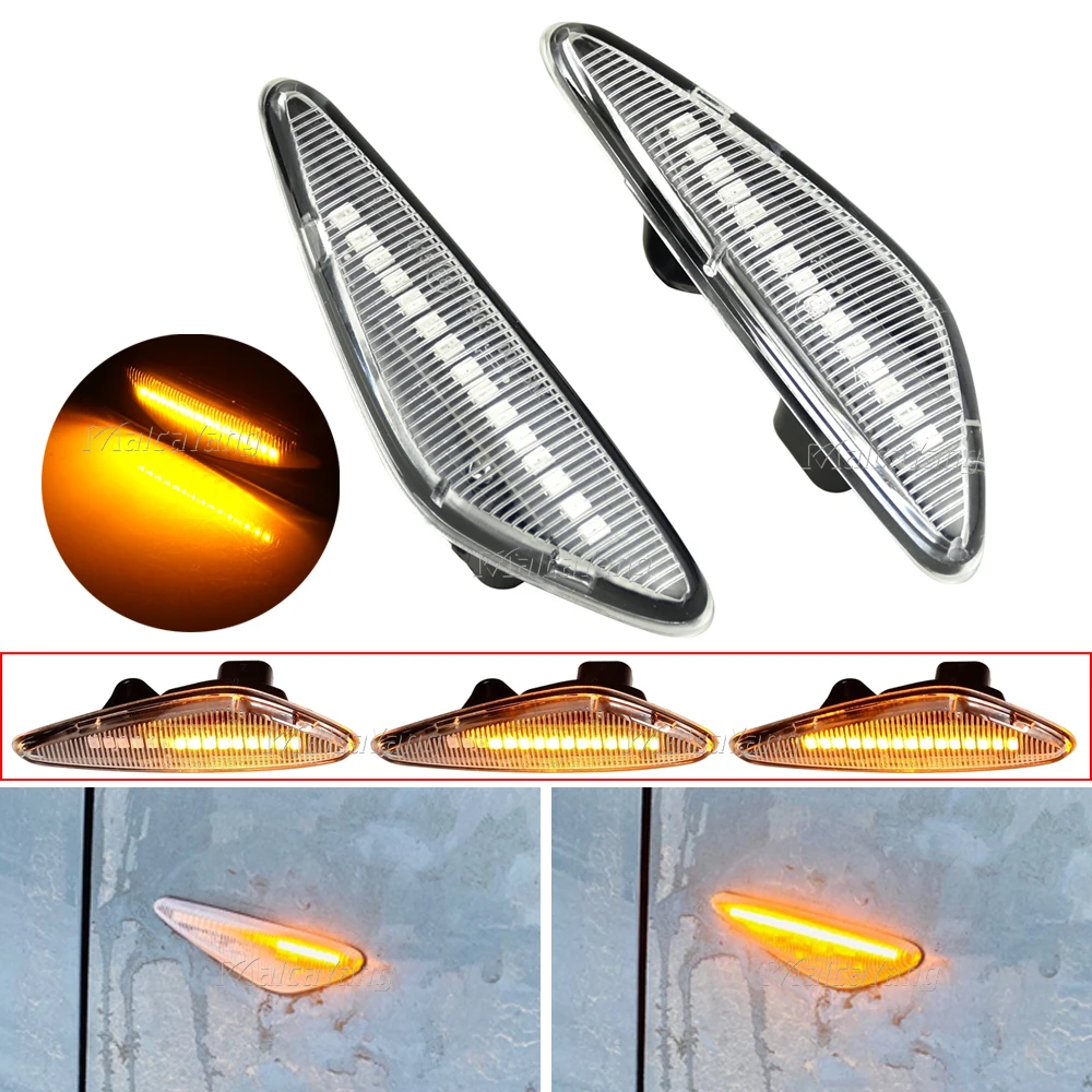 2x LED Side Marker Indicator Light For Mazda RX-8 2009-2012 refresh MX-5 2016-2020 6 Atenza GH  2008-2012 5 Premacy CW 2010-2013