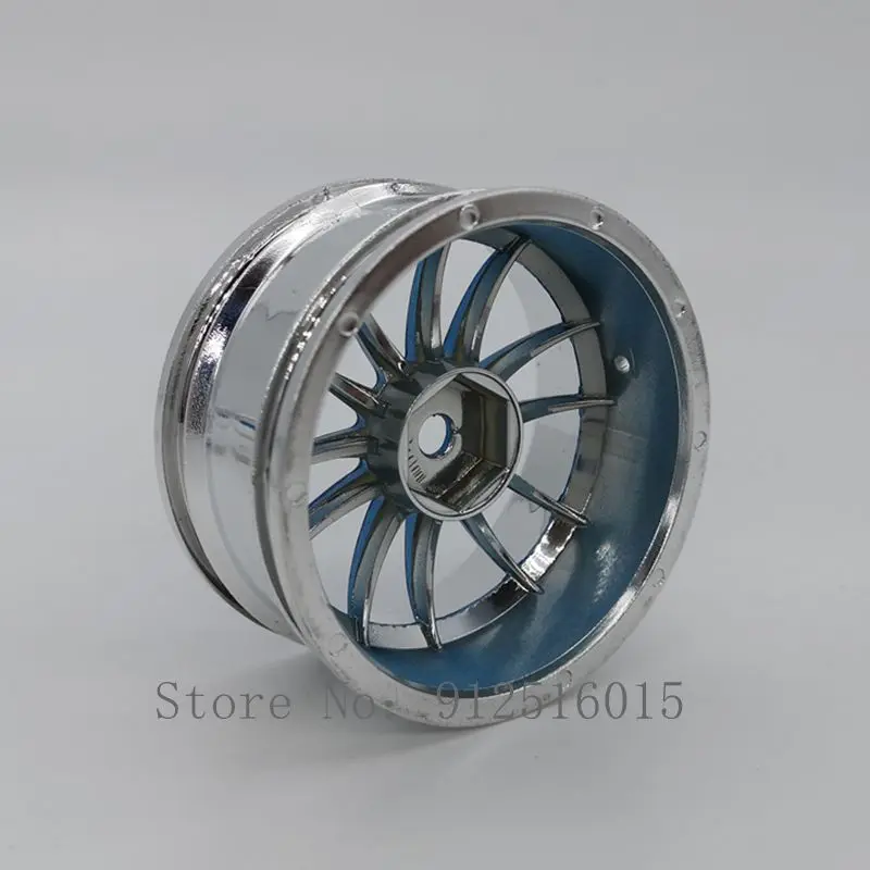 4pcs 1/10 Touring&Drift Wheel Rim ClassicCG(Chrome) 6mm offset fits for 1:10 Touring&Drift Car 1/10 Rim 110005-6L