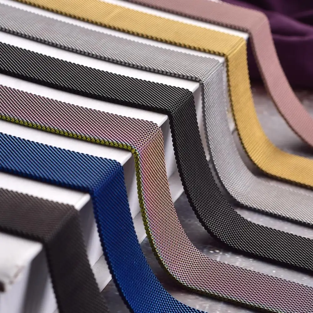 18mm 20mm 22mm For Xiaomi Huami Amazfit GTS 2E/GTS 2 Mini/GTR 42MM/47mm/Stratos 2/3 2S Watchband Metal Bracelet Amazfit Bip