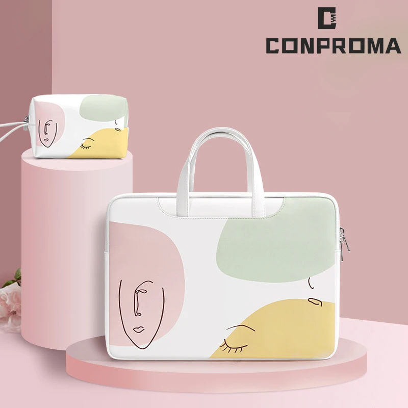 Bolsa do Portátil 12 13.3 15 15.6 Polegada à Prova Impermeável Água Apple Lenovo Notebook Bolsa Manga para Macbook Case m1 ar Pro Huawei Bolsa de Ombro