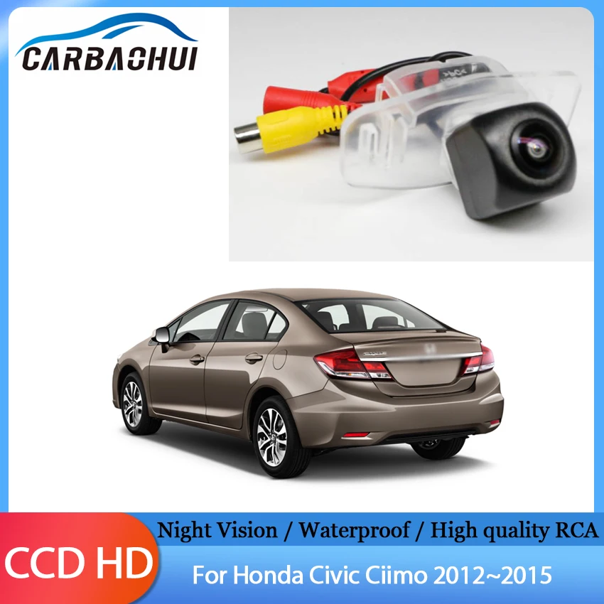 

Car Back Up Reverse Camera Accessories Rear View Parking Original Screen Compatible For Honda Civic Ciimo 2012 2013 2014 2015