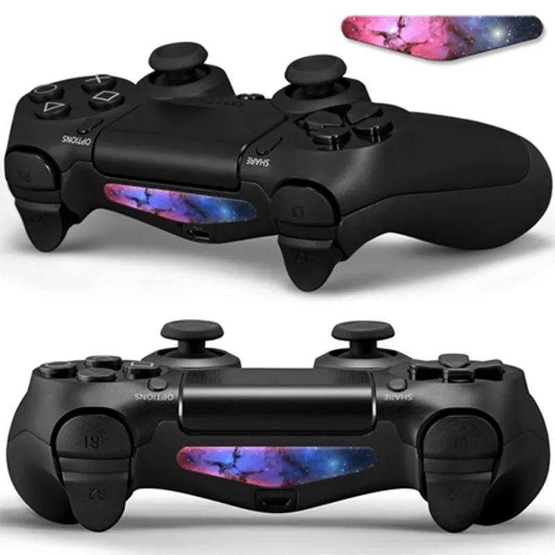 2PCS For PlayStation 4 PS4 ps4 slim pro LED Light Bar Cover Decal Skin Sticker Controller Led Lightbar Film Stickers