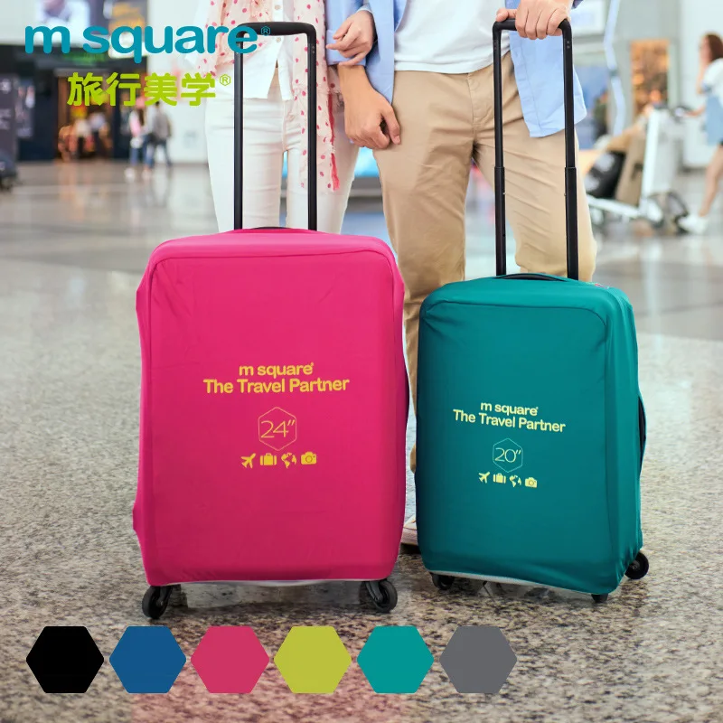 M Square Travel Luggage Cover Protective Covers for Suitcases Luggage Protective Covers Travel Accessories Flight Accessories