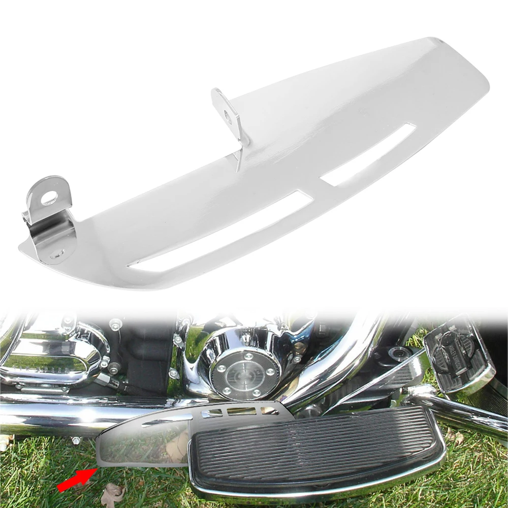 Motocykl Chrome Driver podłoga podnóżek osłona pięty dla Harley Touring Road King Electra Glide Softail CVO Ultra FLTRUSE