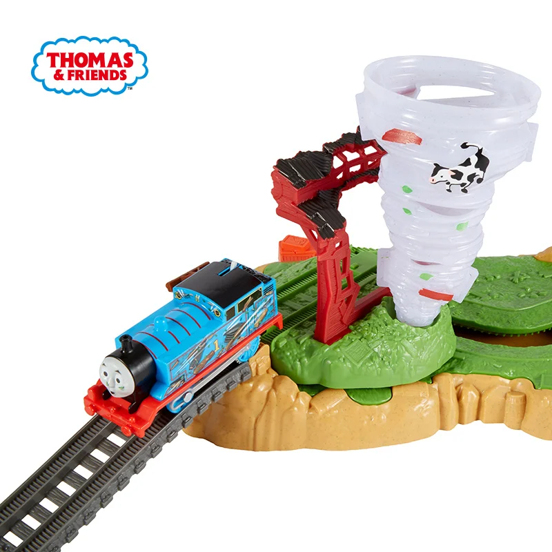 Original Thomas Train Track Master Twisting Tornado Track Set Adventure Educational Boys gift Trackmaster New Toys for Kids 2019