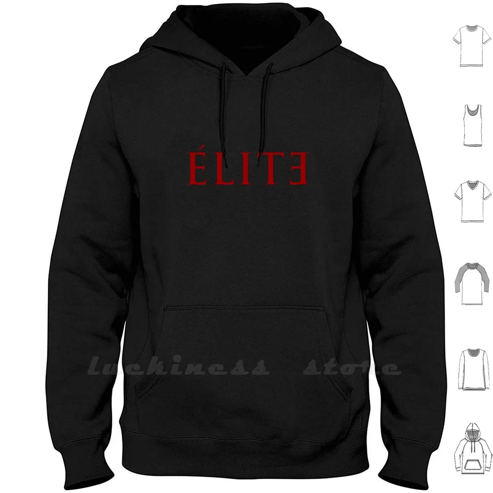 Elite Hoodie 6xl Cotton Big Size Elite Series Netflix Murder Murdered Murderer School Kids Teens Youth Tv Show New Trendy