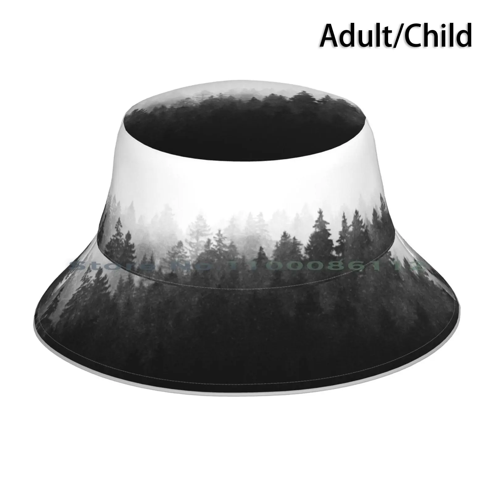 A Wilderness Somewhere Bucket Hat Sun Cap Black Und White Landscape Mood Mountains Adventure Wanderlust Outdoors Travel Nature