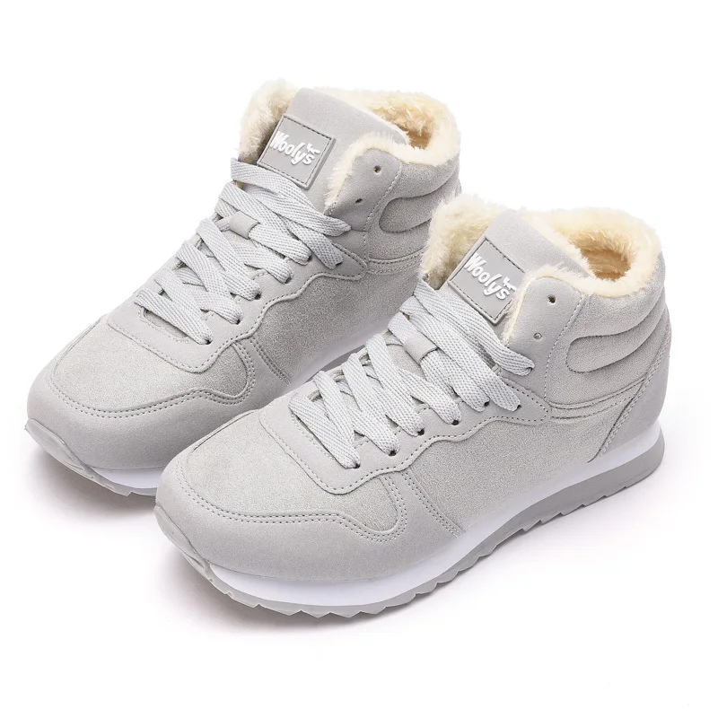 Vulcanized Shoes Women Men Boots Winter Shoes Snow Boots Casual Shoes Plus Size Winter Sneakers Winter Ankle Boots Unisex Shoes