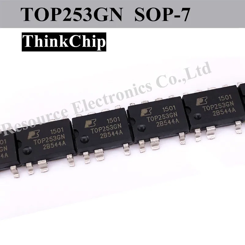 (10Pcs) TOP253GN SOP-7 TOP253G SOP TOP253 Enhanced EcoSmart, Integrated Off-Line Switcher