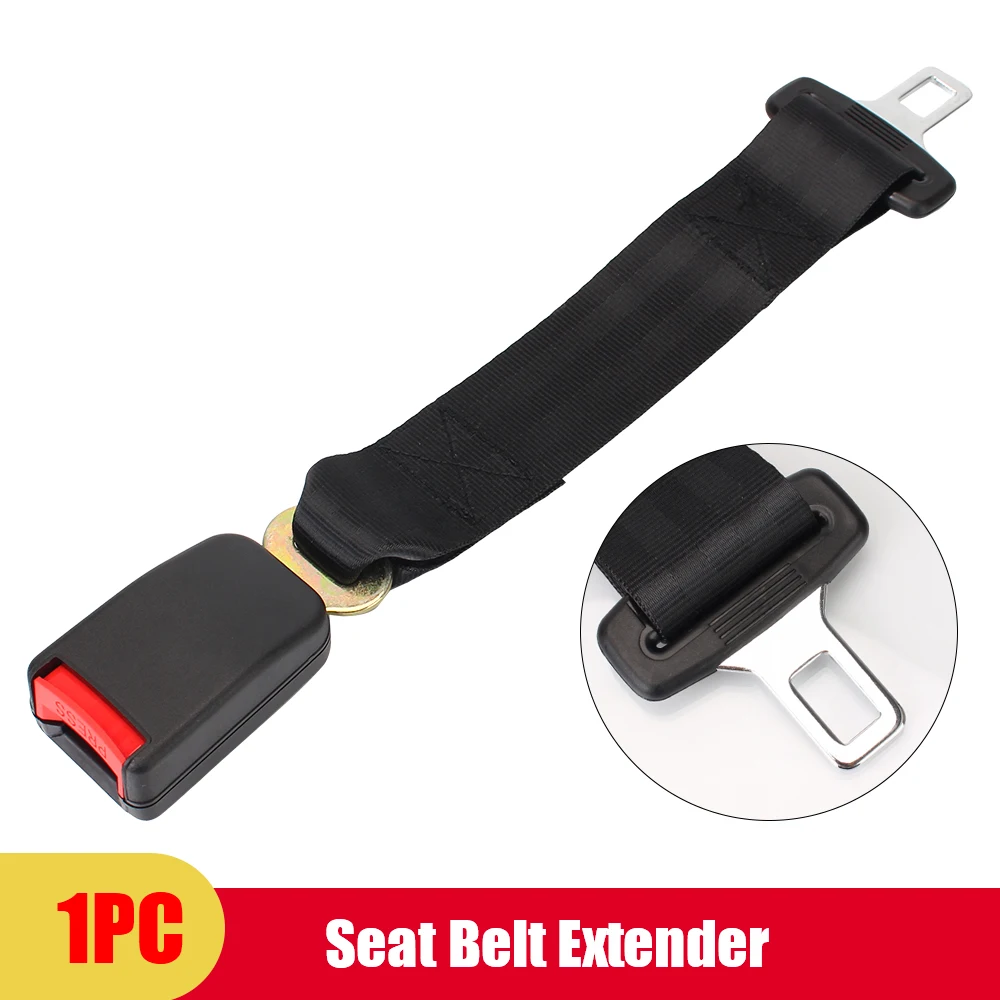 Plug Buckle Universal Car Seat Belt Clip Extension Safety Belt Buckle Car Accessories for 20-22MM Tongue Seat Belt Extender