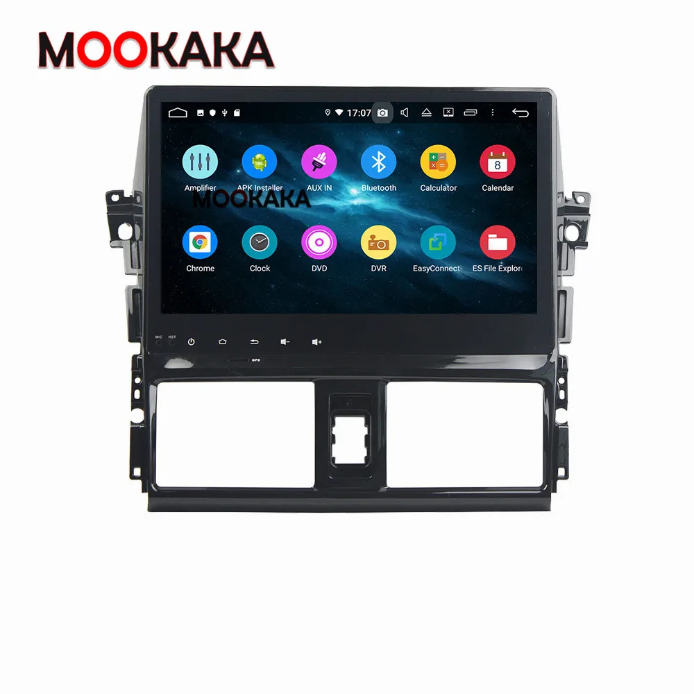 PX6 Android 10.0 4+128G Screen Car Multimedia Player for Toyota Yaris L Vios 2013 2014 2015 GPS Navigation Auto Stereo Head Unit