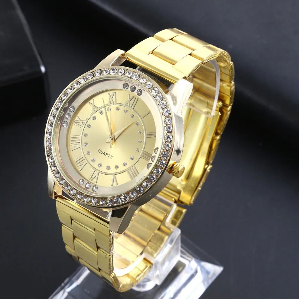 

Fashion Women Watches Luxury Gold Watches Women Stainless Steel Quartz Wristwatches montre femme reloj mujer relogio femino 2019