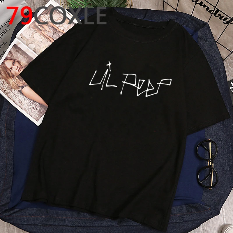 Rip Lil Peep Aesthetic Tshirt Men Lil. Peep Funny Cartoon T-shirt Unisex Cool Streetwear Graphic Tshirt Hip Hop Top Tees Male