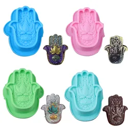 1PCS DIY Hand of Fatima Eye of God Silicone Candle Mold Handmade Cake Soap Mould Making Aromatherapy Plaster Supplies Tools