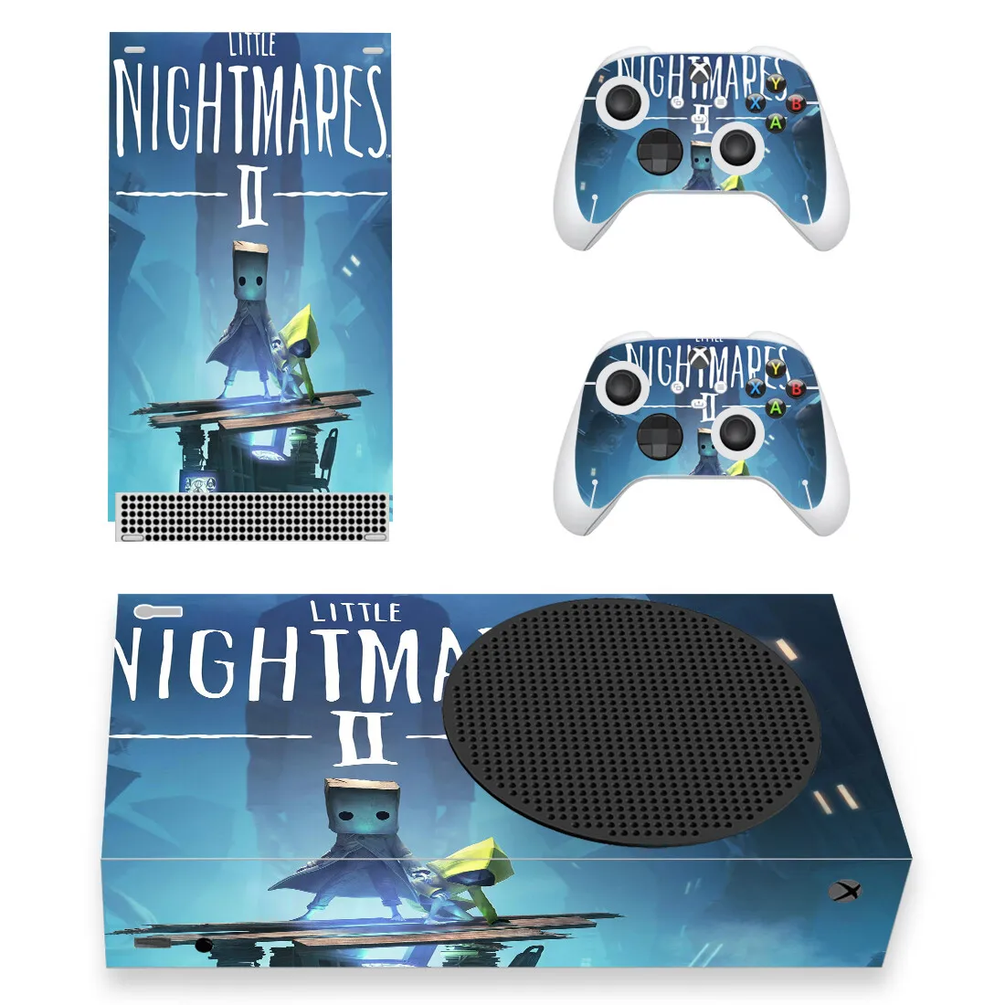 Little Nightmare Style Xbox Series S Skin Sticker for Console & 2 Controllers Decal Vinyl Protective Skins Style 1