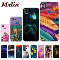 For Xiaomi Redmi 9C NFC Case Silicone Fashion Patterns Soft Phone Cover For Poco C31 redmi9C Case For Xiaomi Redmi 9 Activ Funda
