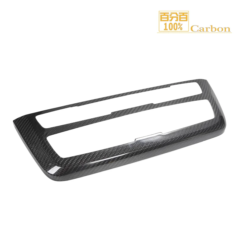 

Real Dry Carbon Fiber Console CD Panel Decoration Frame Cover Trim For BMW F30 F32 F80 F82