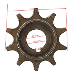 415 Chain 10 Tooth Mini Front Sprocket Cog For 49cc 50cc 80cc 2 Stroke Engines Motorized Bicycle Push Bike