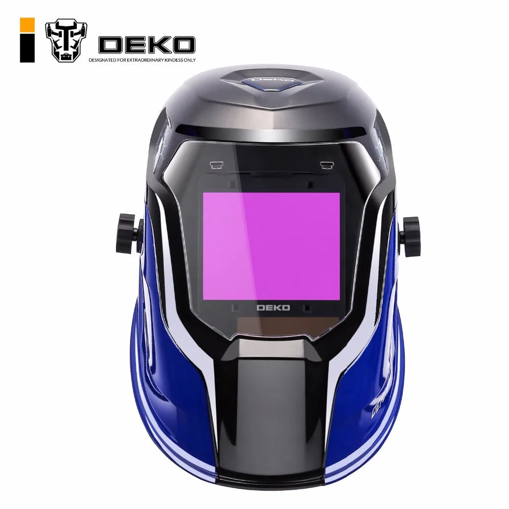 Imagem -06 - Deko Dns-980e Atualizado Energia Solar Escurecimento Automático Capacete de Soldagem Sombra Faixa 58.5 913.5 Máscara de Soldagem para Tig Mig Mma