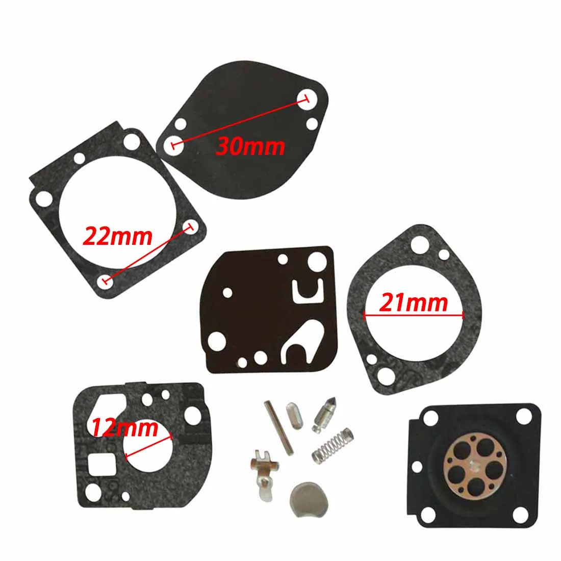 Bộ Chế Hòa Khí Bộ Dụng Cụ Sửa Chữa Cho ZAMA C1Q-S72 C1Q-S110 -S110A -S101 Bộ RB-97 2 Bộ