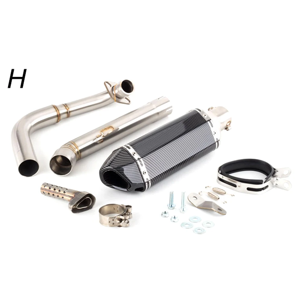 Full System Exhaust For Yamaha R125 2014-2018 MT125 MT-125 R125 V2 2014-2021 Years Motorcycle Exhaust Muffler Escape