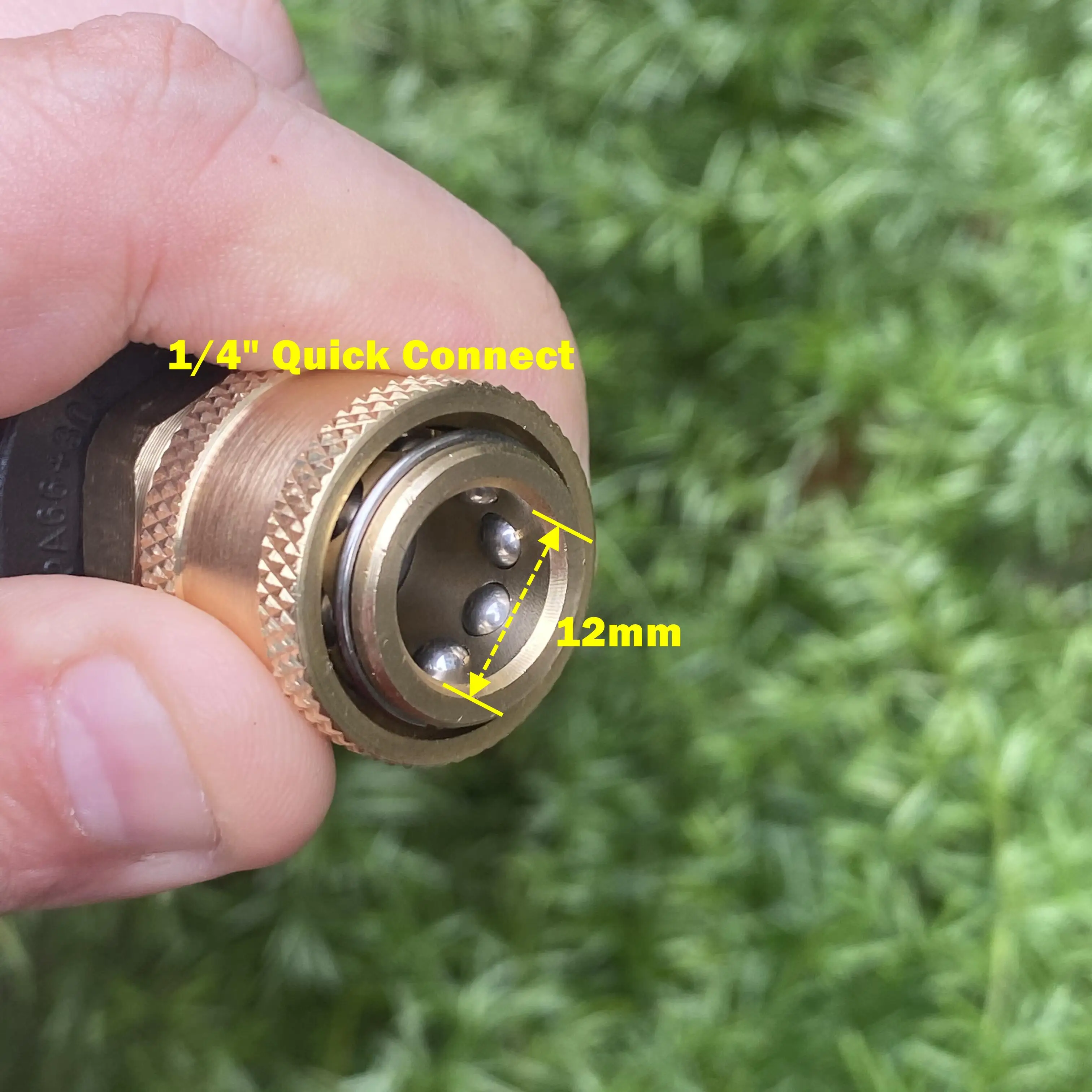 Adaptador de boquilla de lavado de alta presión para pistola de lavado de la serie Karcher K, conector rápido, 1/4 