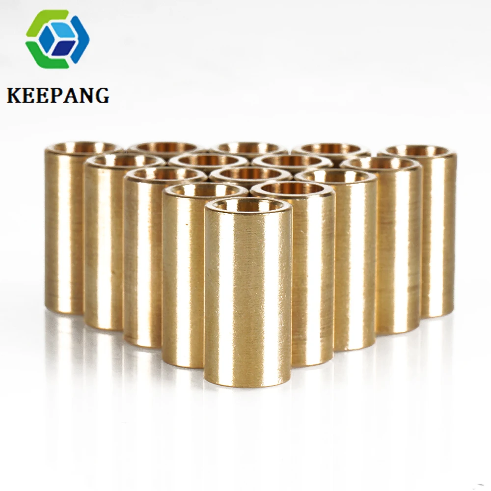 KeePang 2 قطعة التشحيم النحاس كم تحمل البطانات ID 8 مللي متر للطابعة ثلاثية الأبعاد أجزاء السلس رود المنزلق ملحق 8x12x15 8x11x22