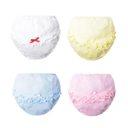 Toddler Baby Underwear Girls Panties Kids 100% Cotton Underpants Newborn  Summer Solid Color Shorts Infant  Briefs 0-2Year