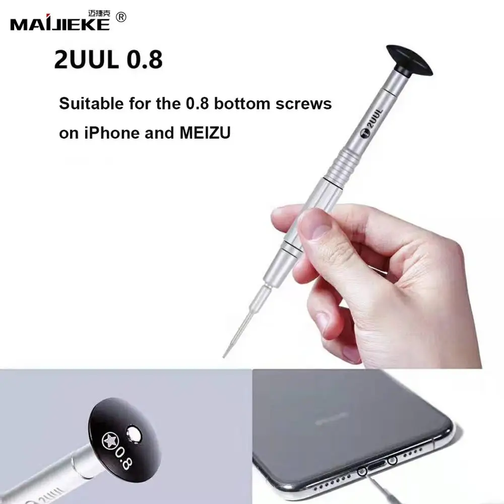 New 2UUL 0.6Y 0.8 1.2 2.5 T2 Screwdriver Repair Tool For iPhone Samsung Huawei Xiaomi OPPO VIVO Phone Screwdrivers Opening Tools