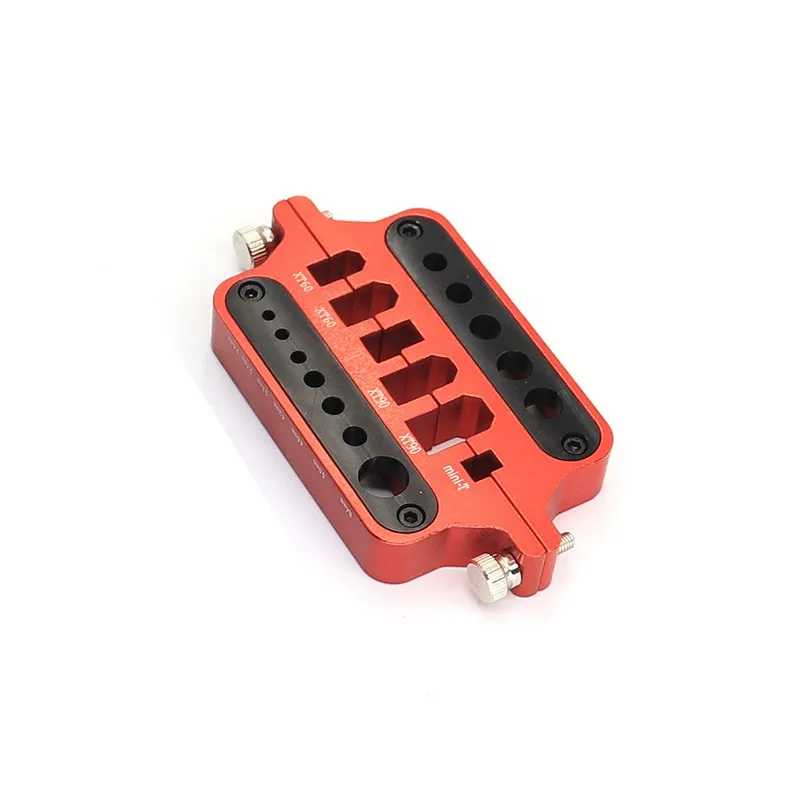 RC metal mini red soldering tool holder model car drone marine welding tool T plug connector XT60 XT90