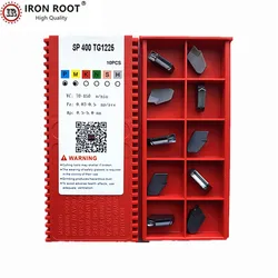 IRON ROOT SP200 SP300 SP400 TG1225 CNC Turning Tool Grooving Carbide Insert For  SPB ZQ1616R/L ZQ2020 ZQ2525 ZQ3232 Tool Holder