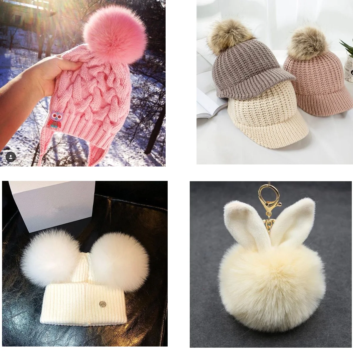 6 sztuk 8cm jednokolorowe fałszywe Hairball czapka z pomponem pompon sztuczne futro z lisów czapka z pomponem Pom Pom DIY Handmade odzież kapelusz