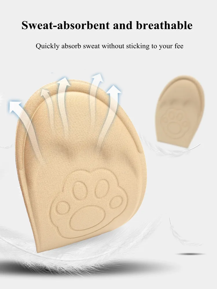 1 Pair Soft Sponge Forefoot Cushion Pads, Toe‑Guard Half‑Size Shoe Inserts, Comfort Foot Care Pads for Women High Heel Shoes