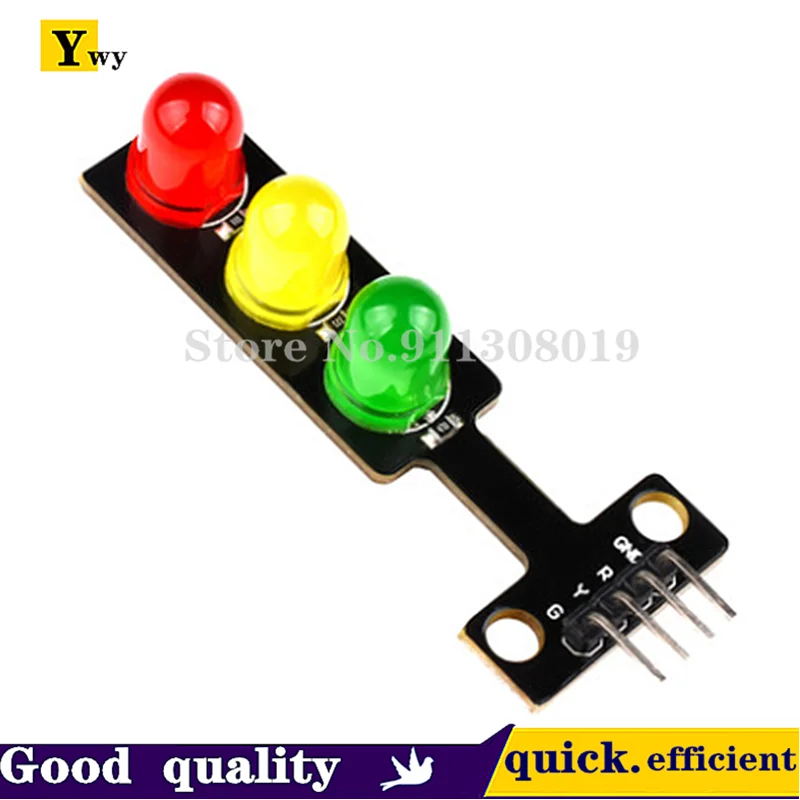 Led Traffic Light Module 5V digital signal output Traffic light module / Ordinary Brightness 3 Light Separate Control