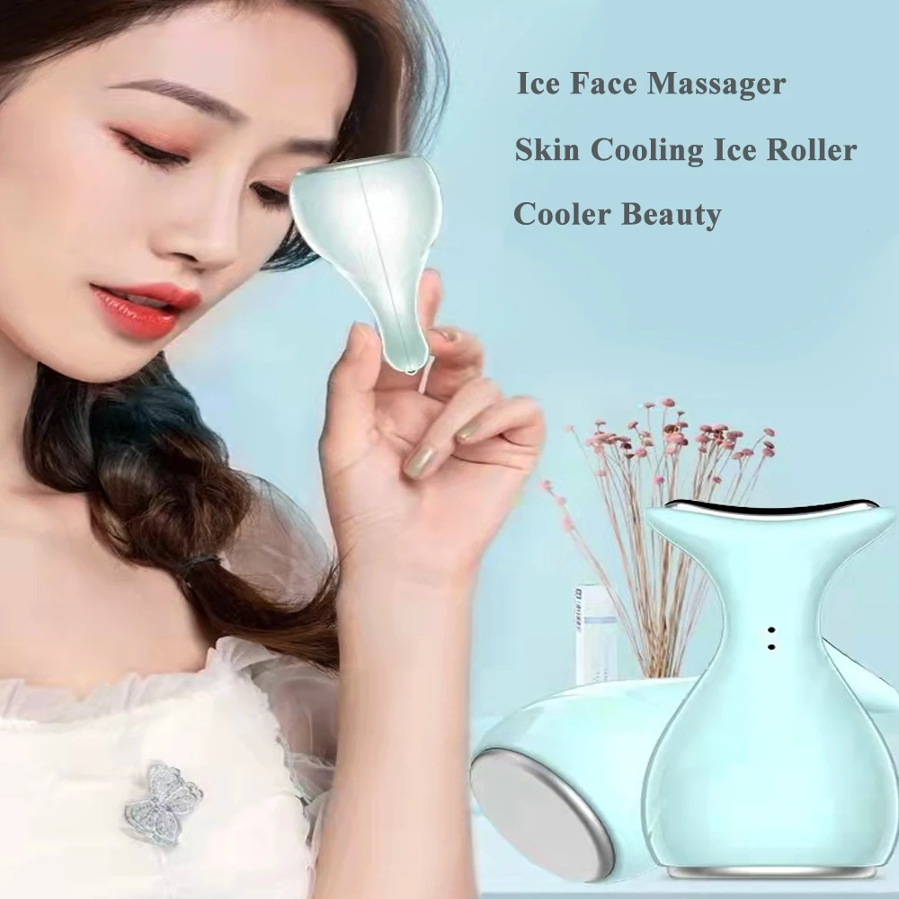 Facial Cooling Beauty Ice Roller Deep Tissue Skin Cold Massage Ball Skin Care Shrink Pore Ice Therapy Cooler Face Lifting Tools