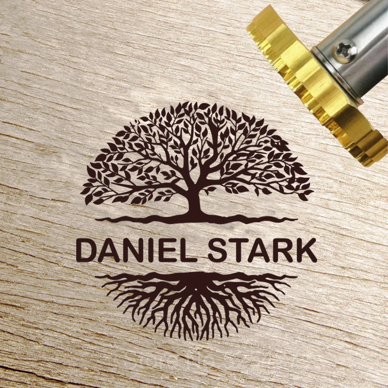 Electric branding iron for wood,Custom branding iron for woodworkers ，Custom wood burning stamp， Wood branding iron for gift ，