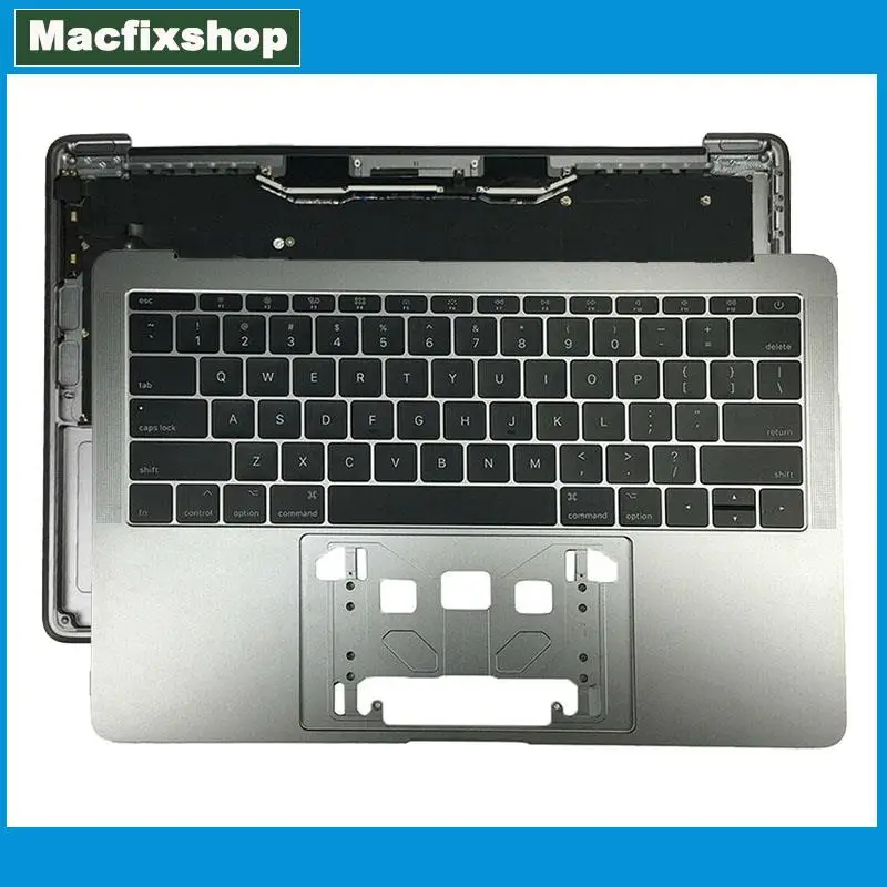 Top Case Palmrest para Macbook Pro, Teclado Original, Reino Unido, EUA, Francês, Espanhol, Alemão, RU, Retina, 13 ", 2016, 2017